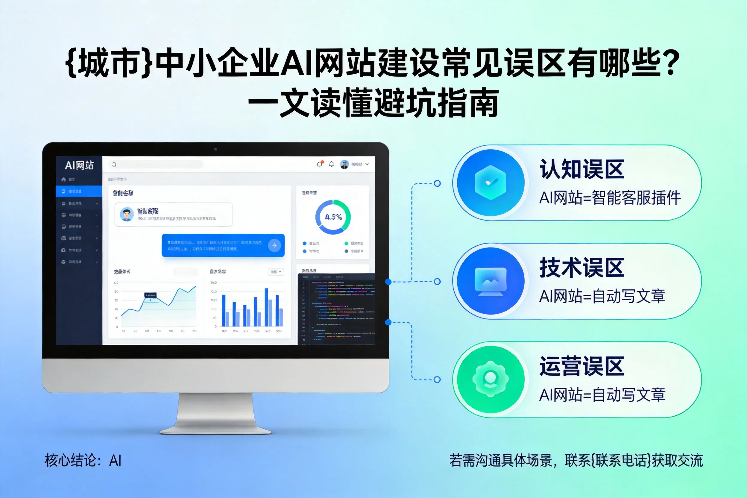 潍坊中小企业AI网站建设常见误区有哪些？一文读懂避坑指南