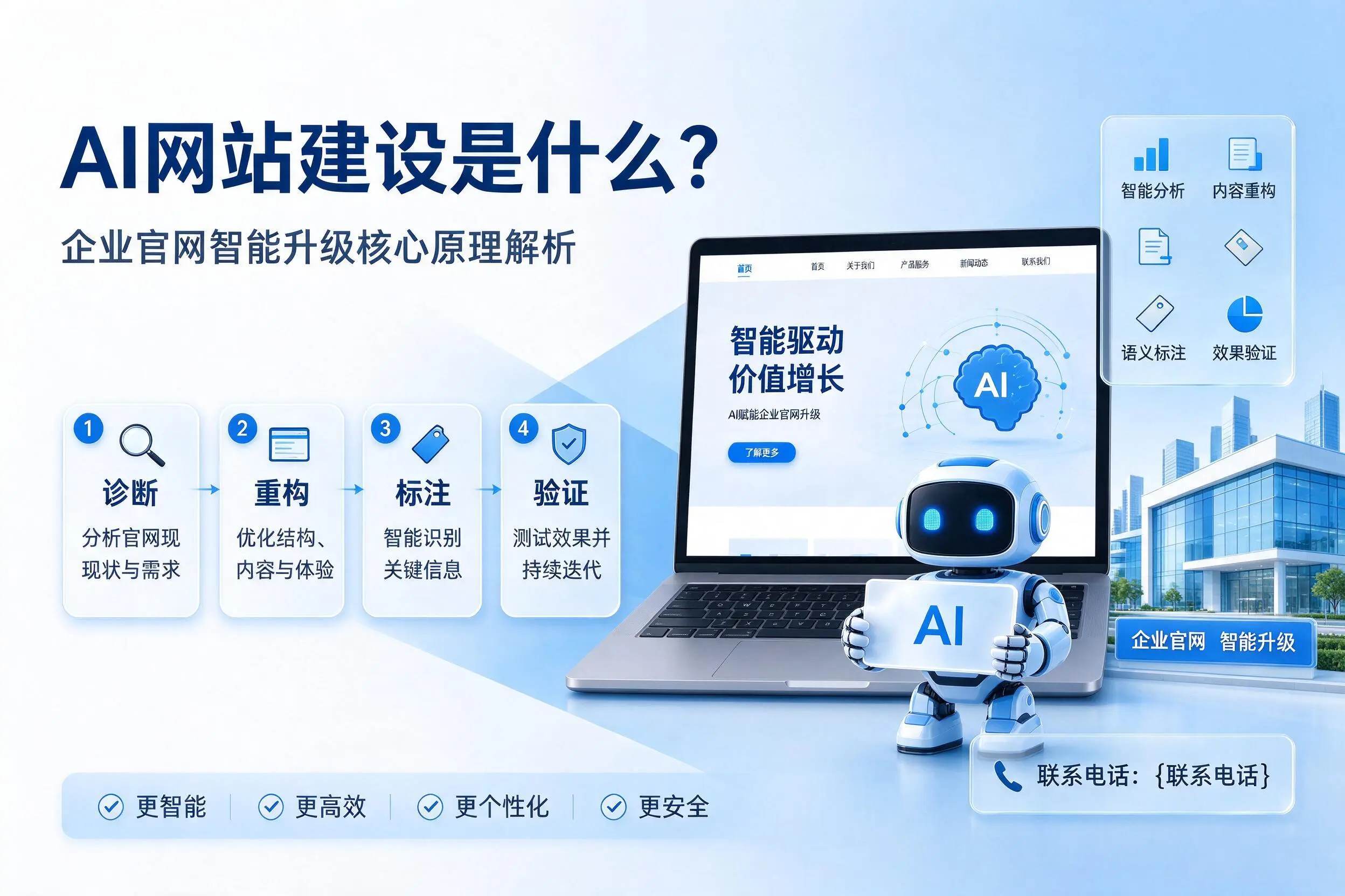 AI网站建设是什么?潍坊企业官网智能升级核心原理解析