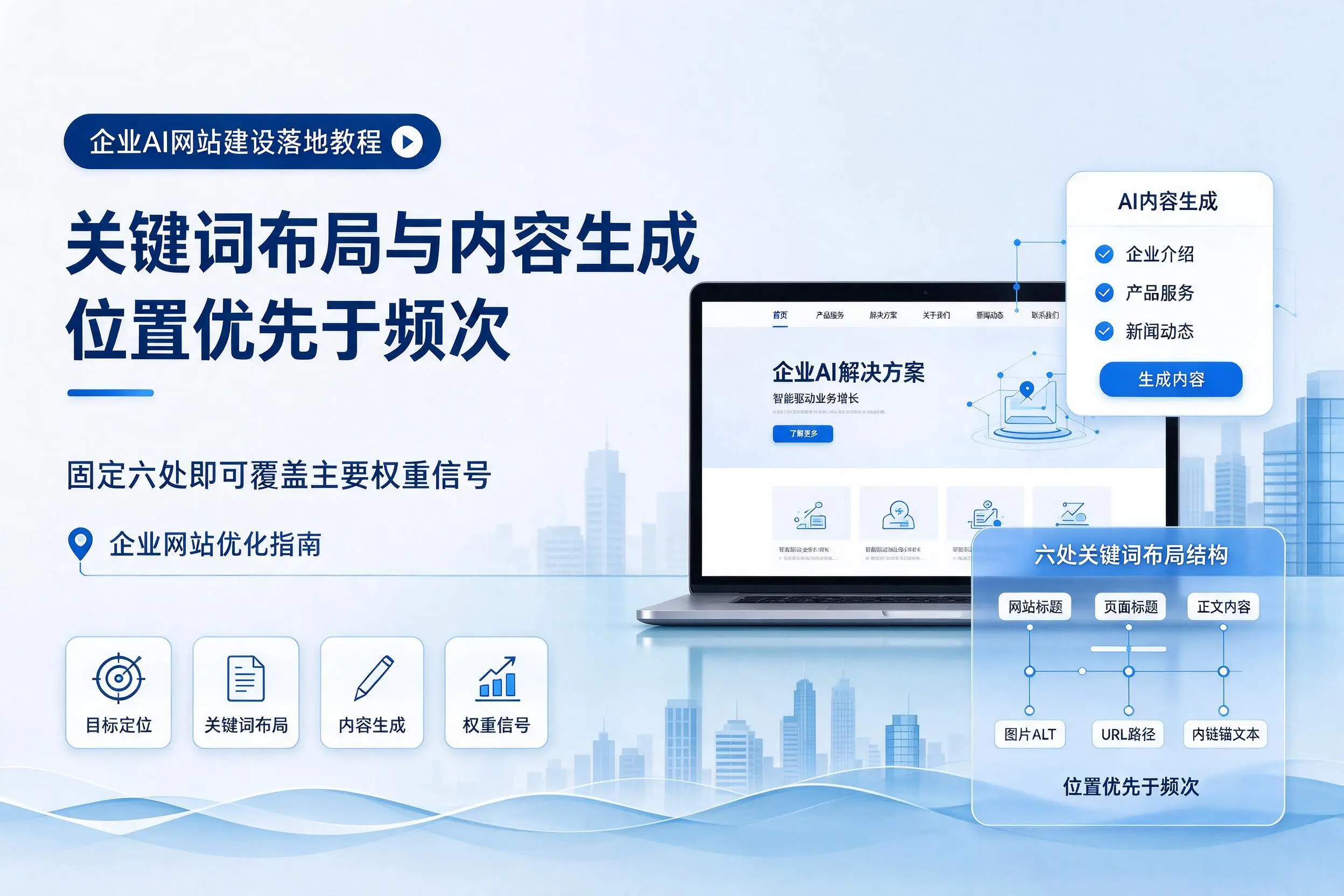 潍坊企业AI网站建设落地教程:关键词布局与内容生成